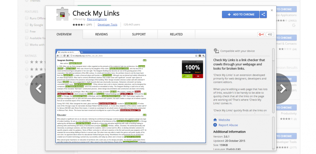 DiskViz-Link Checker